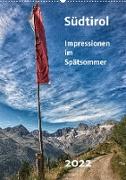 Südtirol - Impressionen im Spätsommer (Wandkalender 2022 DIN A2 hoch)