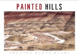 PAINTED HILLS - Oregons bunte Hügel (Wandkalender 2022 DIN A2 quer)