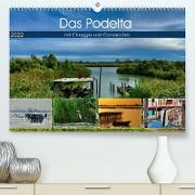 Das Podelta mit Chioggia und Comacchio (Premium, hochwertiger DIN A2 Wandkalender 2022, Kunstdruck in Hochglanz)