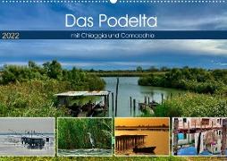 Das Podelta mit Chioggia und Comacchio (Wandkalender 2022 DIN A2 quer)