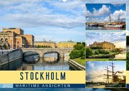 Stockholm - Maritime Ansichten (Wandkalender 2022 DIN A2 quer)