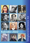 Kombi aus "Kalender 2022 Wegbereiterinnen XX" (ISBN 9783945959565) und "Postkartenset Wegbereiterinnen XX" (ISBN 9783945959558)