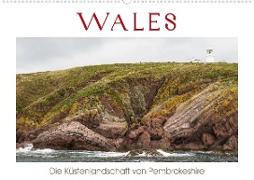 WALES - Die Küstenlandschaft von Pembrokeshire (Wandkalender 2022 DIN A2 quer)