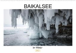 Baikalsee im Winter (Premium, hochwertiger DIN A2 Wandkalender 2021, Kunstdruck in Hochglanz)