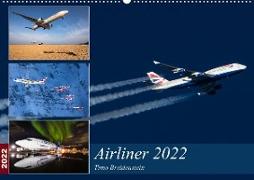 Airliner 2022 (Premium, hochwertiger DIN A2 Wandkalender 2022, Kunstdruck in Hochglanz)