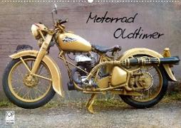 Motorrad Oldtimer (Premium, hochwertiger DIN A2 Wandkalender 2022, Kunstdruck in Hochglanz)