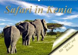 Safari in Kenia (Premium, hochwertiger DIN A2 Wandkalender 2022, Kunstdruck in Hochglanz)