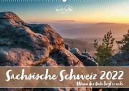 Sächsische Schweiz - Wenn das Gute liegt so nah (Wandkalender 2022 DIN A2 quer)