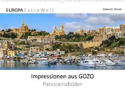 Impressionen aus GOZO - Panoramabilder (Wandkalender 2022 DIN A2 quer)