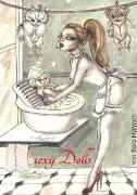 SEXY DOLLS - süße Pin-up Illustrationen, Zeichnungen, Grafiken und Malerei der Marke "Burlesque up your wall" von Sara Horwath (Wandkalender 2022 DIN A2 hoch)