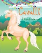 Cavalli Libro da Colorare per Bambini