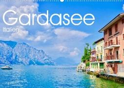 Gardasee, Italien (Premium, hochwertiger DIN A2 Wandkalender 2021, Kunstdruck in Hochglanz)