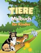 Tiere Malbuch für Kinder