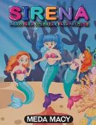 Sirena Libro Para Colorear Para Niños: Sirenas asombrosas- Páginas para colorear para niños de 3 a 6 años- Regalo divertido