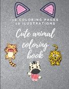 Cute Animal Coloring book