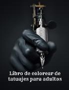 Libro de colorear de tatuajes para adultos