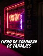 Libro de colorear de tatuajes