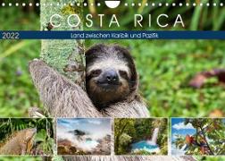 Costa Rica - Land zwischen Karibik und Pazifik (Wandkalender 2022 DIN A4 quer)