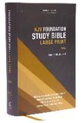 KJV, Foundation Study Bible, Large Print, Hardcover, Red Letter, Thumb Indexed, Comfort Print