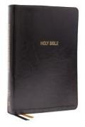 KJV, Foundation Study Bible, Large Print, Leathersoft, Black, Red Letter, Comfort Print