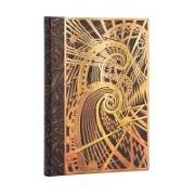 Hardcover Notizbücher New York Deco Die Chanin-Spirale Midi Liniert