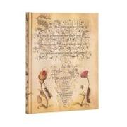 Hardcover Notizbücher Mira Botanica Flämische Rose Ultra Unliniert
