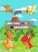 Libro Para Colorear De Dinosaurios