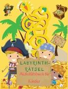 Labyrinth-Rätsel Aktivitätsbuch für Kinder