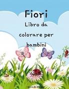 Fiori Libro da colorare per bambini