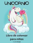 Unicornio Libro de colorear para niños