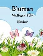 Blumen Malbuch für Kinder