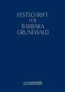 Festschrift für Barbara Grunewald