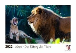 Löwe - Der König der Tiere 2022 - Timokrates Kalender, Tischkalender, Bildkalender - DIN A5 (21 x 15 cm)