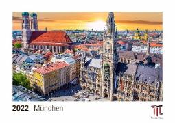 München 2022 - Timokrates Kalender, Tischkalender, Bildkalender - DIN A5 (21 x 15 cm)