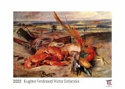 Eugène Ferdinand Victor Delacroix 2022 - White Edition - Timokrates Kalender, Wandkalender, Bildkalender - DIN A4 (ca. 30 x 21 cm)