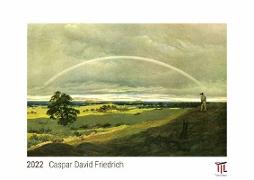 Caspar David Friedrich 2022 - White Edition - Timokrates Kalender, Wandkalender, Bildkalender - DIN A3 (42 x 30 cm)