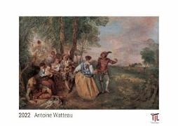 Antoine Watteau 2022 - White Edition - Timokrates Kalender, Wandkalender, Bildkalender - DIN A3 (42 x 30 cm)