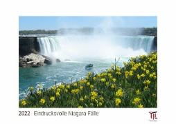 Eindrucksvolle Niagara-Fälle 2022 - White Edition - Timokrates Kalender, Wandkalender, Bildkalender - DIN A3 (42 x 30 cm)