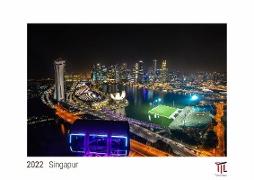 Singapur 2022 - White Edition - Timokrates Kalender, Wandkalender, Bildkalender - DIN A3 (42 x 30 cm)