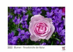 Blumen - Pinselstriche der Natur 2022 - White Edition - Timokrates Kalender, Wandkalender, Bildkalender - DIN A3 (42 x 30 cm)