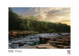 Flüsse 2022 - White Edition - Timokrates Kalender, Wandkalender, Bildkalender - DIN A3 (42 x 30 cm)