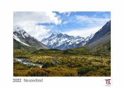 Neuseeland 2022 - White Edition - Timokrates Kalender, Wandkalender, Bildkalender - DIN A3 (42 x 30 cm)