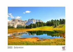 Dolomiten 2022 - White Edition - Timokrates Kalender, Wandkalender, Bildkalender - DIN A4 (ca. 30 x 21 cm)