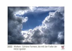 Wolken - Schöne Formen, die mit der Farbe der Hitze spielen 2022 - White Edition - Timokrates Kalender, Wandkalender, Bildkalender - DIN A4 (ca. 30 x 21 cm)