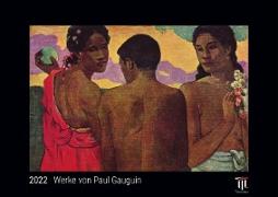 Werke von Paul Gauguin 2022 - Black Edition - Timokrates Kalender, Wandkalender, Bildkalender - DIN A3 (42 x 30 cm)