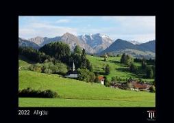 Allgäu 2022 - Black Edition - Timokrates Kalender, Wandkalender, Bildkalender - DIN A3 (42 x 30 cm)