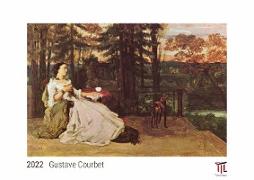 Gustave Courbet 2022 - White Edition - Timokrates Kalender, Wandkalender, Bildkalender - DIN A3 (42 x 30 cm)