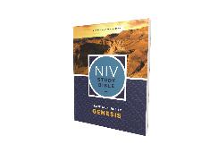 NIV Study Bible Essential Guide to Genesis, Paperback, Red Letter, Comfort Print