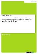 Eine Kurzanalyse der Erzählung "Sarrasine" von Honore de Balzac
