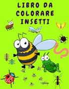 Libro da colorare insetti